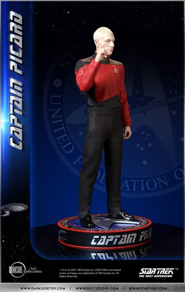 Statua Star Trek The Next Generation Capitano Jean-Luc Picard 1/3 Darkside Collectibles Studio 66 cm