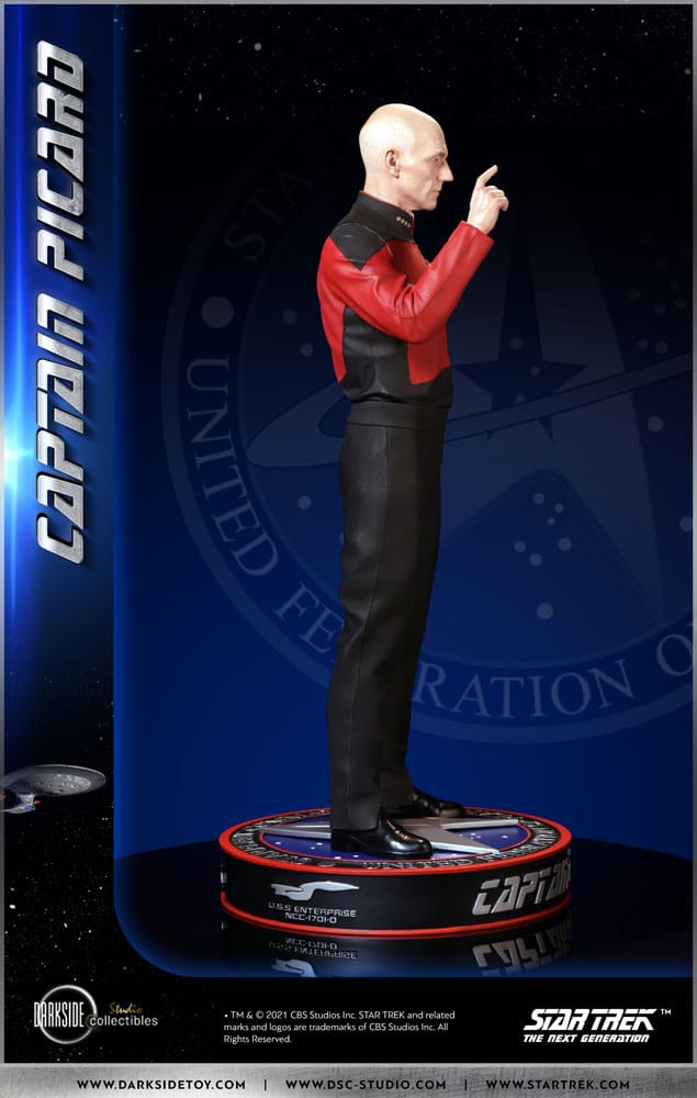 Statua Star Trek The Next Generation Capitano Jean-Luc Picard 1/3 Darkside Collectibles Studio 66 cm