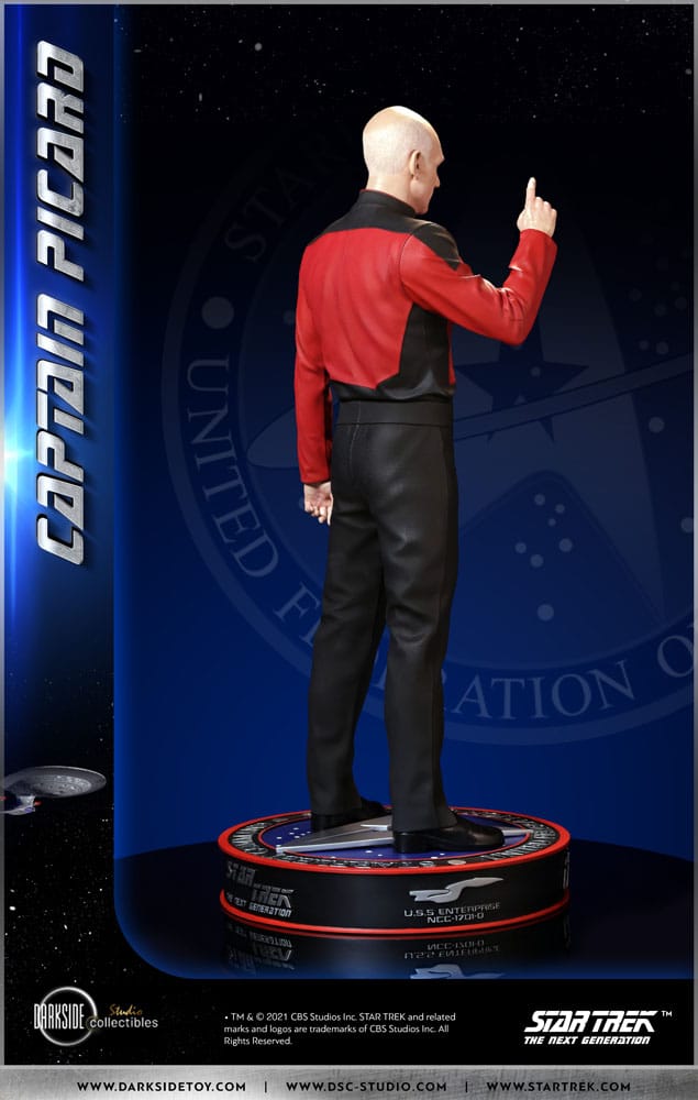Statua Star Trek The Next Generation Capitano Jean-Luc Picard 1/3 Darkside Collectibles Studio 66 cm