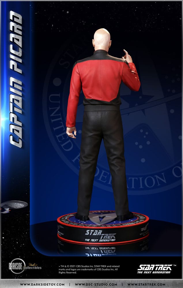 Statua Star Trek The Next Generation Capitano Jean-Luc Picard 1/3 Darkside Collectibles Studio 66 cm