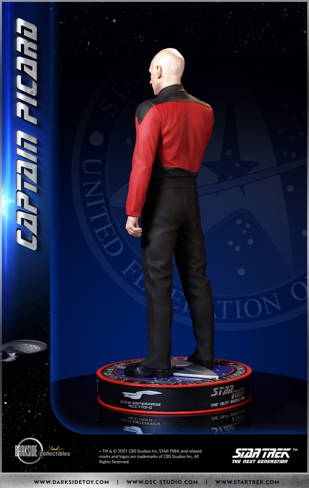Statua Star Trek The Next Generation Capitano Jean-Luc Picard 1/3 Darkside Collectibles Studio 66 cm