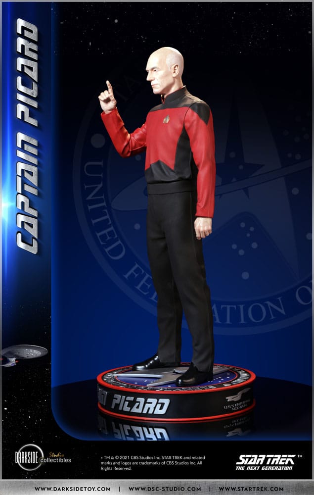Statua Star Trek The Next Generation Capitano Jean-Luc Picard 1/3 Darkside Collectibles Studio 66 cm