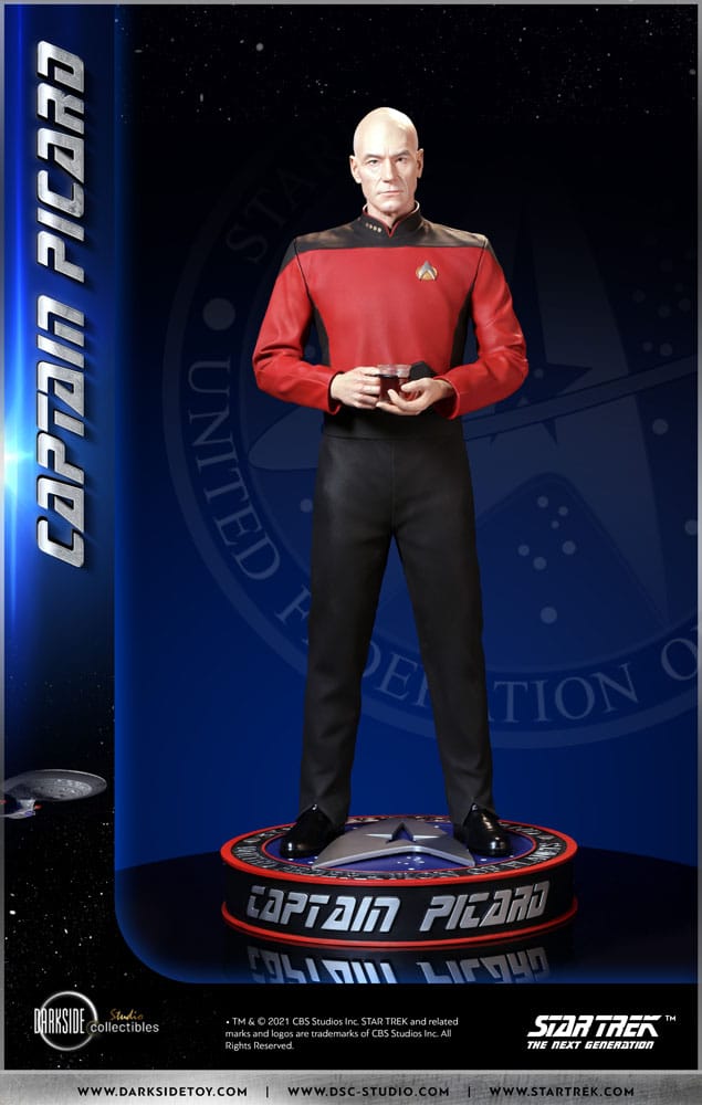 Statua Star Trek The Next Generation Capitano Jean-Luc Picard 1/3 Darkside Collectibles Studio 66 cm
