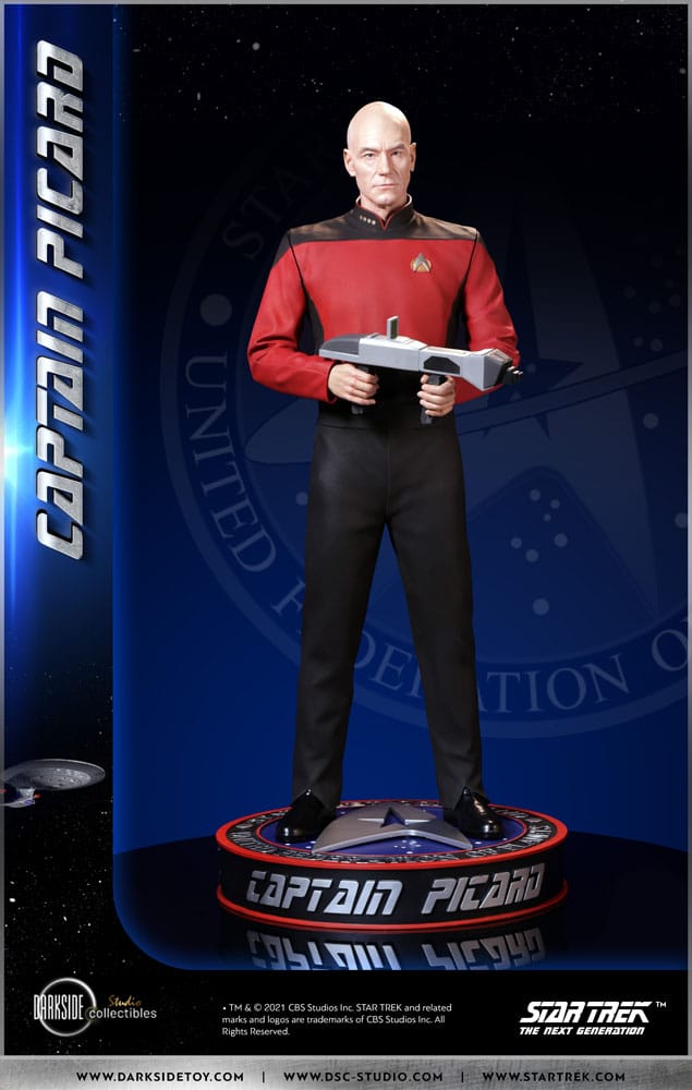 Statua Star Trek The Next Generation Capitano Jean-Luc Picard 1/3 Darkside Collectibles Studio 66 cm