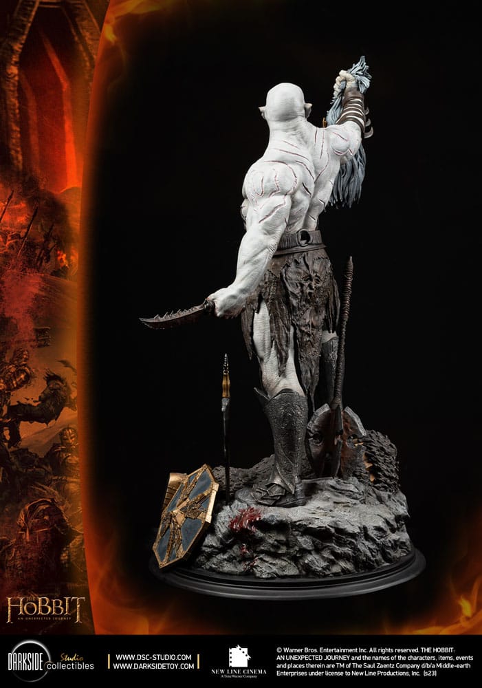 Statua Azog il Profanatore 1/3 The Hobbit - Edizione John Howe - Darkside Collectibles Studio