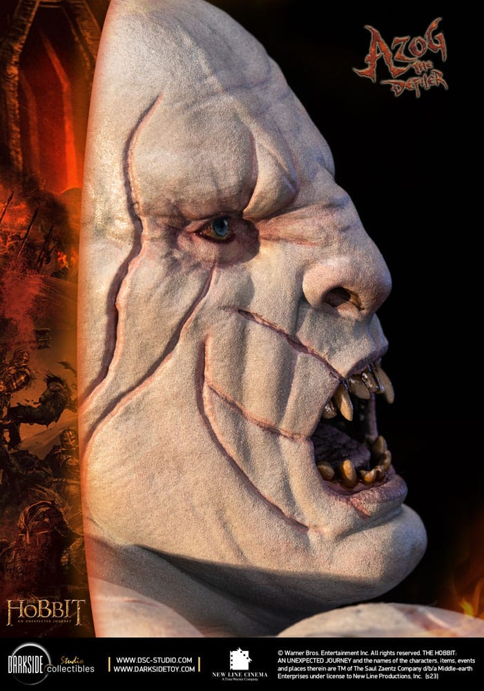 Statua Azog il Profanatore 1/3 The Hobbit - Edizione John Howe - Darkside Collectibles Studio