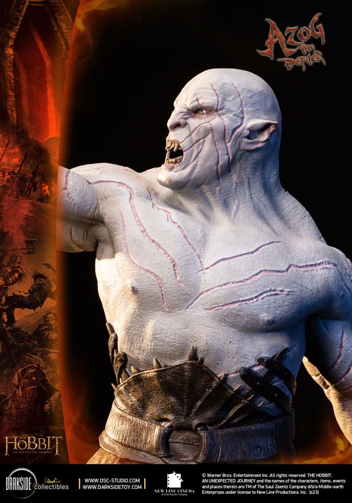 Statua Azog il Profanatore 1/3 The Hobbit - Edizione John Howe - Darkside Collectibles Studio
