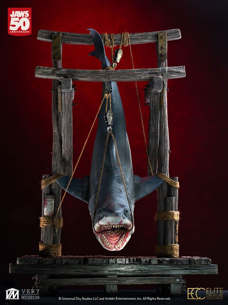 Jaws Squalo Appeso Maquette 1/12 76 cm - Statua da Collezione Elite Creature Collectibles