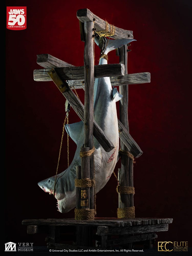 Jaws Squalo Appeso Maquette 1/12 76 cm - Statua da Collezione Elite Creature Collectibles