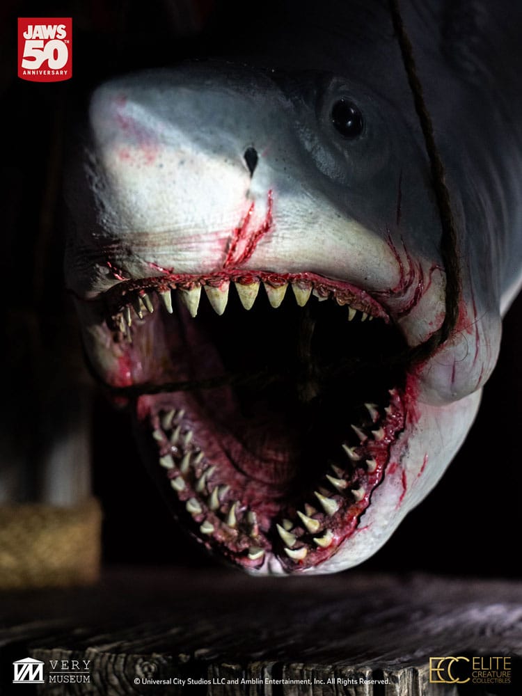 Jaws Squalo Appeso Maquette 1/12 76 cm - Statua da Collezione Elite Creature Collectibles