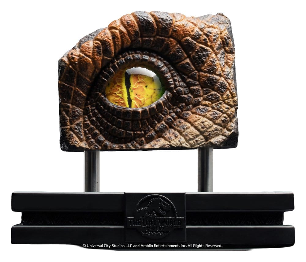 The Lost World: Jurassic Park - Replica Bust Occhio di Velociraptor Maschio 23 cm - Elite Creature Collectibles