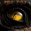 The Lost World: Jurassic Park - Replica Bust Occhio di Velociraptor Maschio 23 cm - Elite Creature Collectibles