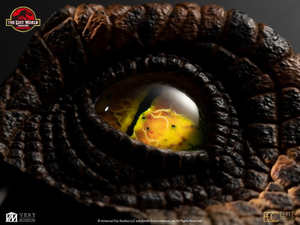 The Lost World: Jurassic Park - Replica Bust Occhio di Velociraptor Maschio 23 cm - Elite Creature Collectibles