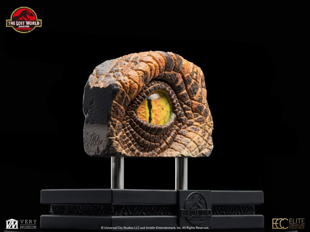 The Lost World: Jurassic Park - Replica Bust Occhio di Velociraptor Maschio 23 cm - Elite Creature Collectibles