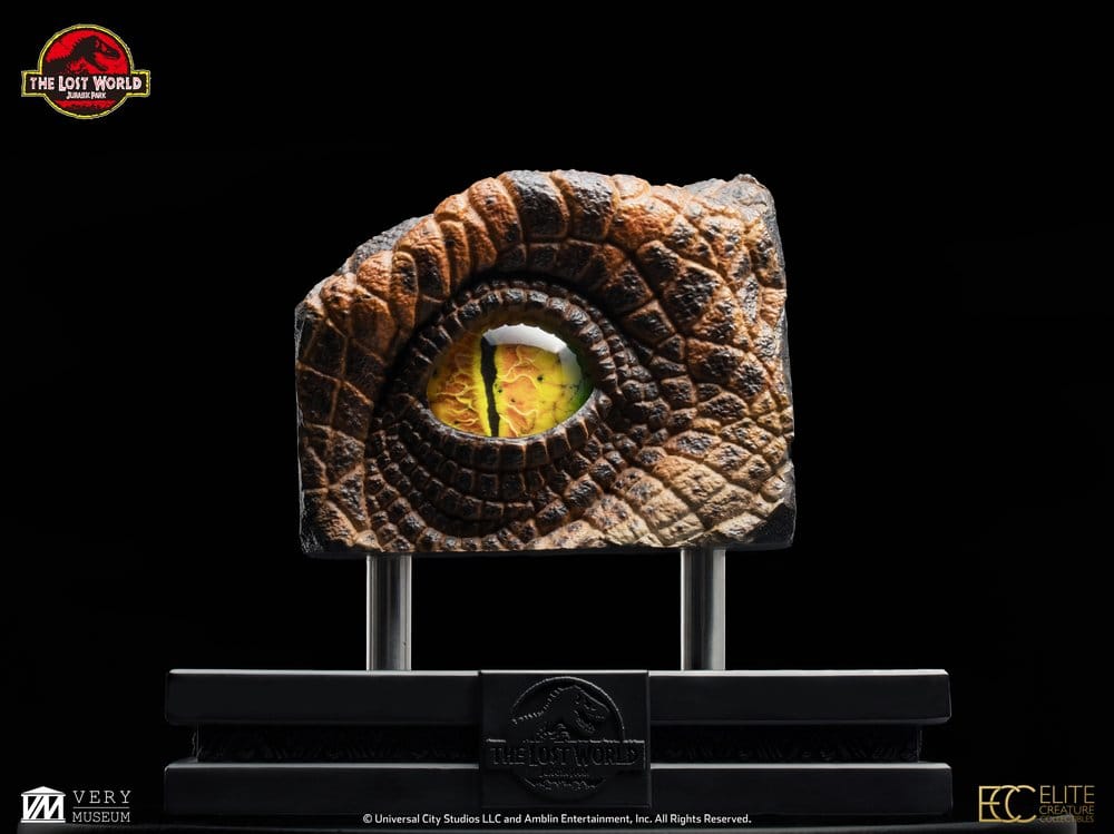 The Lost World: Jurassic Park - Replica Bust Occhio di Velociraptor Maschio 23 cm - Elite Creature Collectibles