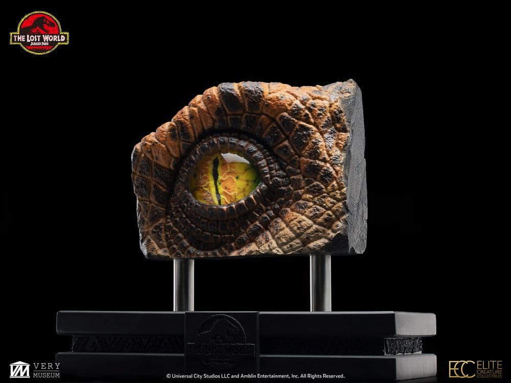 The Lost World: Jurassic Park - Replica Bust Occhio di Velociraptor Maschio 23 cm - Elite Creature Collectibles