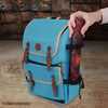 Enhance TCG Series Trading Card Backpack Designer Edition Blue Full-size