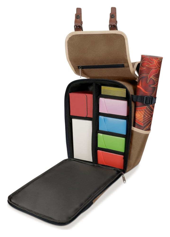 Enhance TCG Series Backpack Designer Edition Beige – Zaino porta deck per carte collezionabili