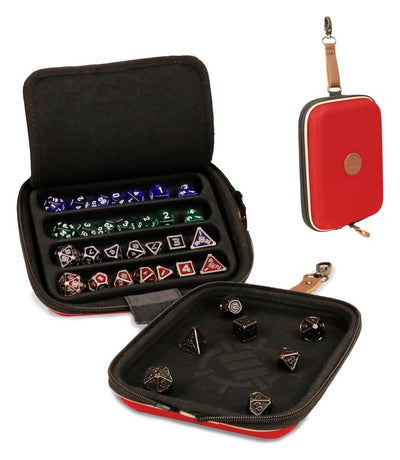 Enhance Dice Bag Designer Edition Red – Custodia porta dadi con vassoio da gioco