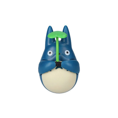 My Neighbor Totoro - Figurina Totoro con foglia su base arrotondata 6 cm - Semic