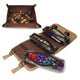 Custodia per Dadi Enhance Board Game Canvas con Vassoio Rimovibile e Tre Pochette