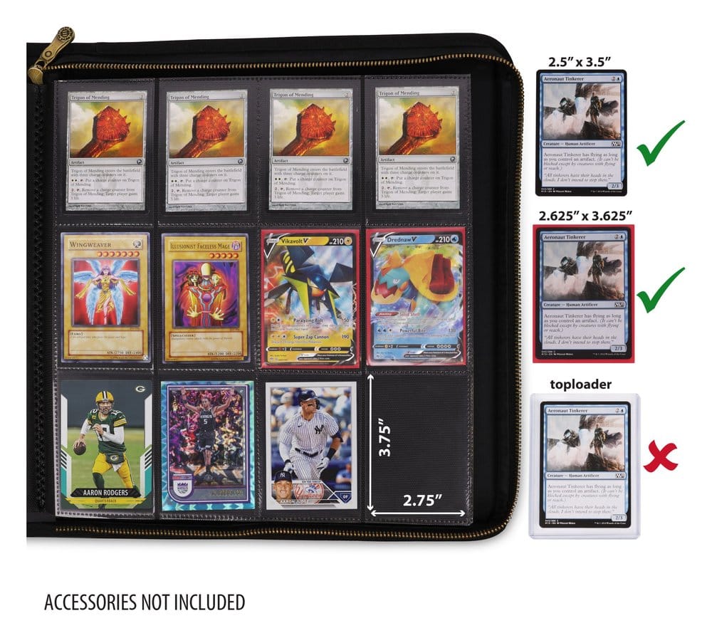 Album per carte collezionabili Enhance TCG Series nero, 624 carte