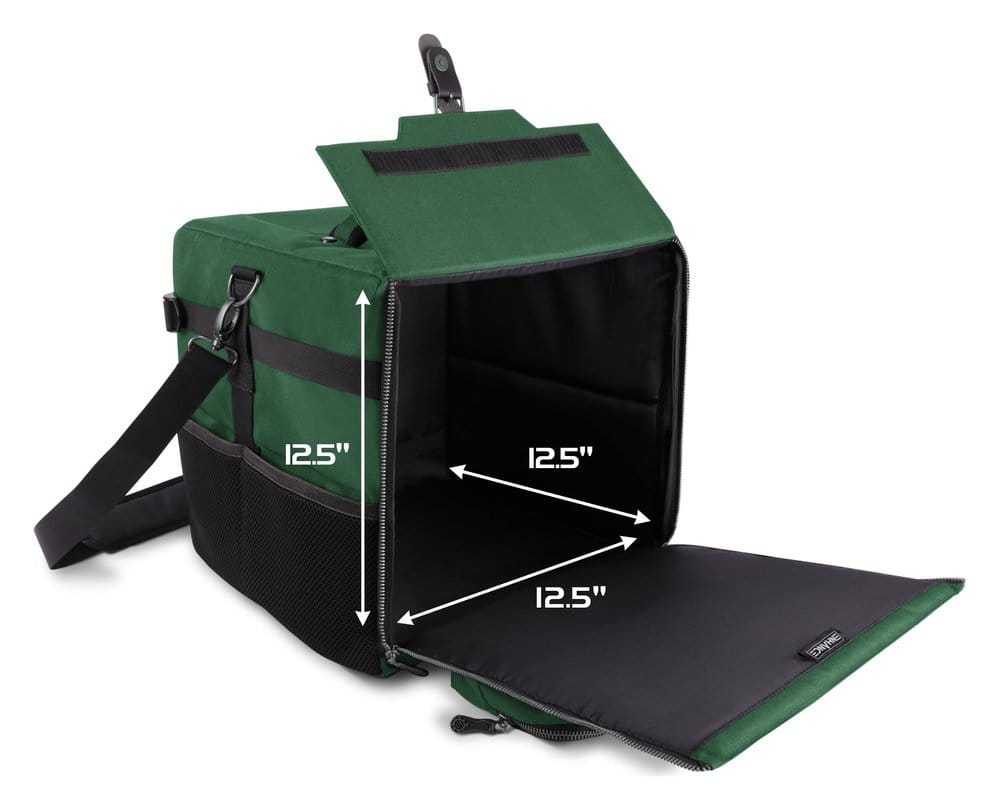Enhance Board Game Shoulder Bag Collector's Edition Green – Borsa a tracolla per giochi da tavolo