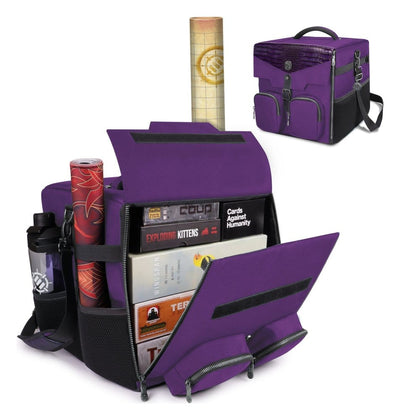 Enhance Borsa a Tracolla per Giochi da Tavolo Collector's Edition Viola