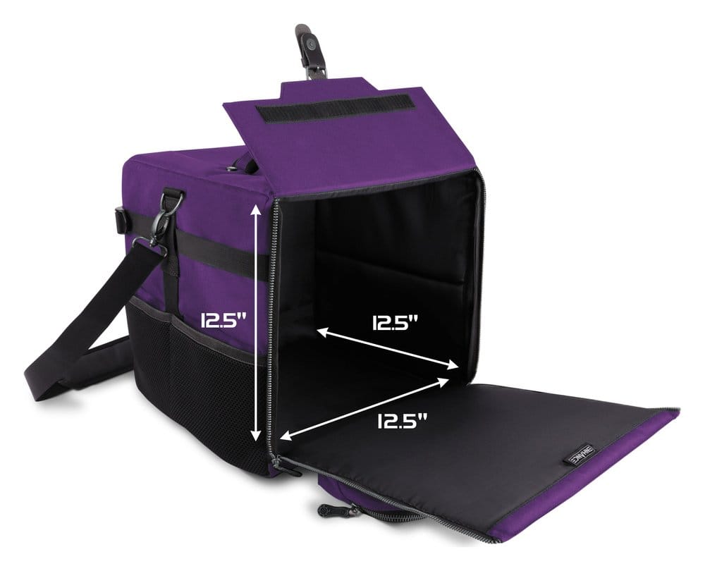 Enhance Borsa a Tracolla per Giochi da Tavolo Collector's Edition Viola