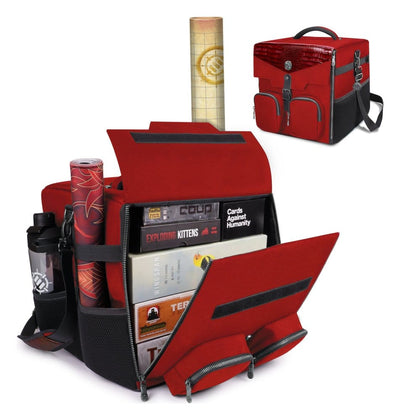 Enhance Borsa a tracolla per giochi da tavolo Collector's Edition Rossa