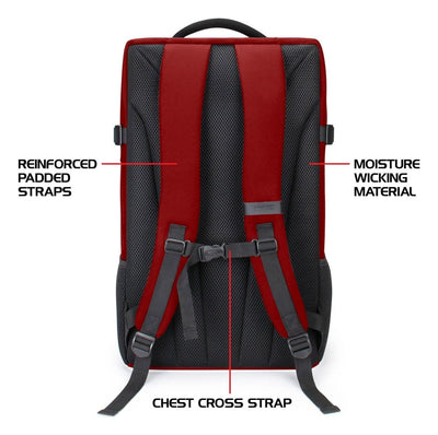 Enhance Zaino per giochi da tavolo Collector's Edition Rosso – Design Dragon Scales
