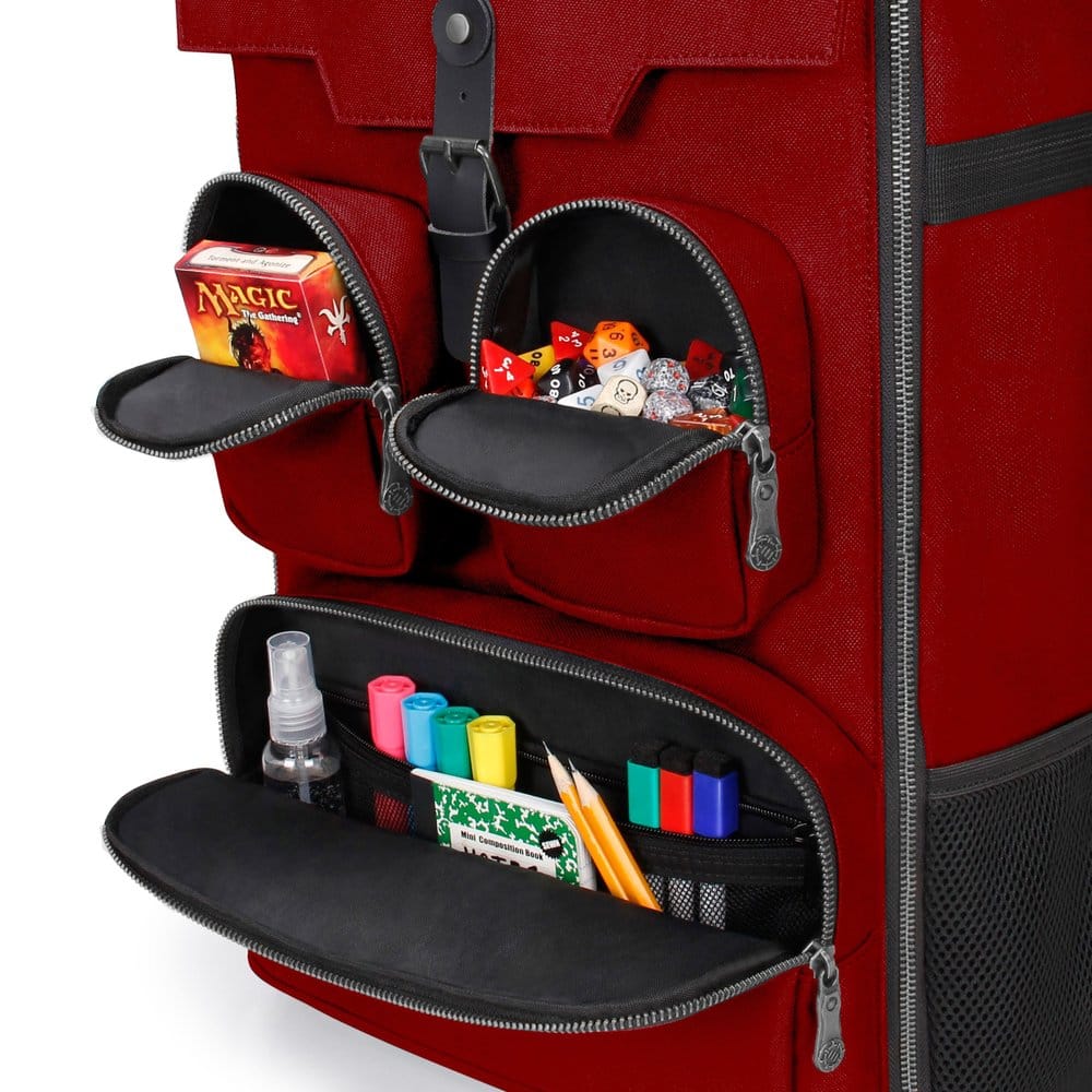 Enhance Zaino per giochi da tavolo Collector's Edition Rosso – Design Dragon Scales