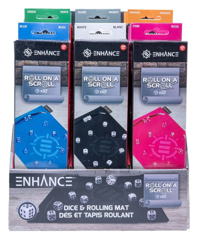 Enhance Roll on a Scroll Espositore Multicolore con 18 Pergamene Portadadi