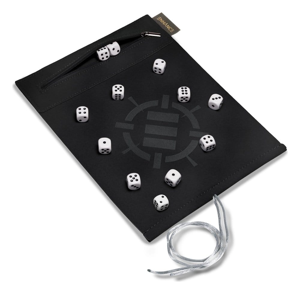 Enhance Roll on a Scroll Tappetino e Dadi D6 Bianco