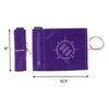 Enhance - Tabletop Roll on a Scroll Bag with Dice Purple