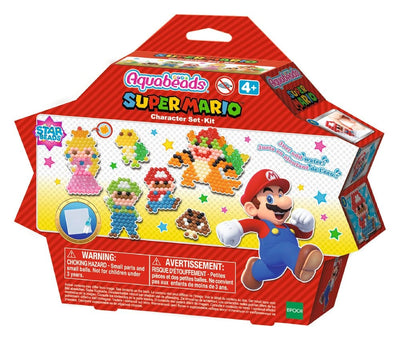 Aquabeads Star Beads Set Super Mario - Set di Perline per Creare Personaggi