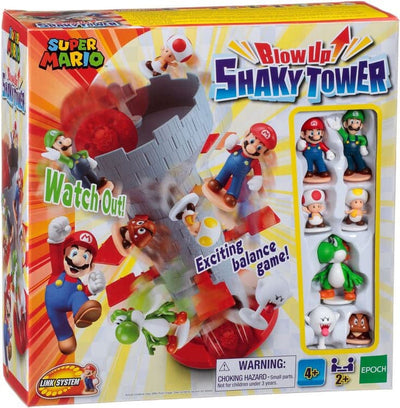 Super Mario Blow Up! Shaky Tower - Gioco da Tavolo Epoch Toys
