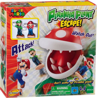 Super Mario Piranha Plant Escape - Gioco da Tavolo Epoch Toys per 2-4 Giocatori