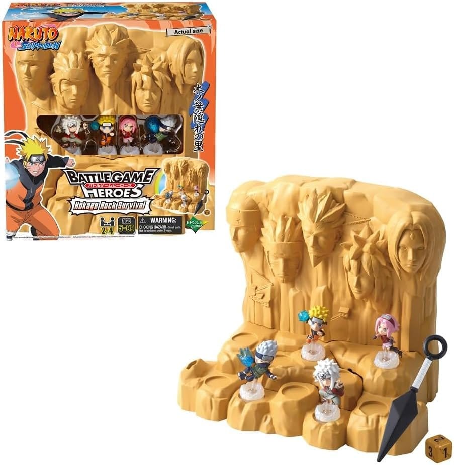 Naruto Hokage Rock Survival - Gioco da Tavolo Epoch Toys per 2 Giocatori