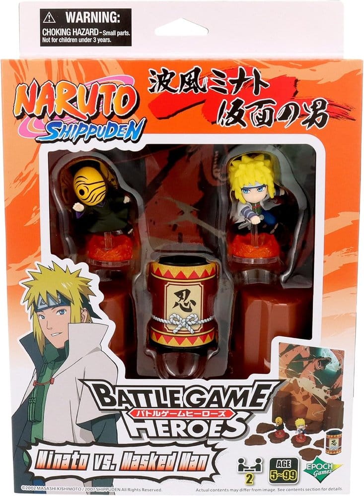 Naruto Gioco da Tavolo Minato vs. Masked Man – Epoch Toys