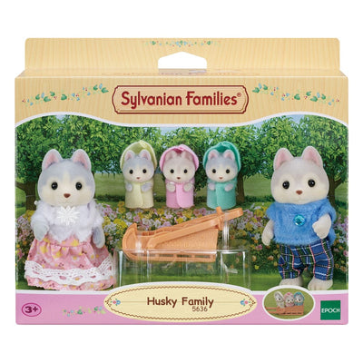 Sylvanian Families Famiglia Husky - 5 figure 3-8 cm - Epoch Toys