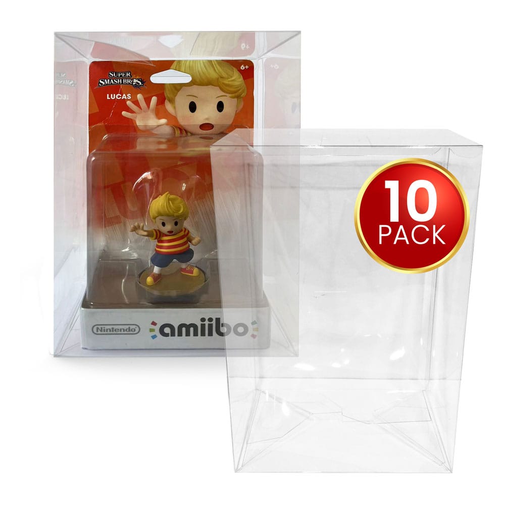 Proteggi Figure Amiibo con Custodie Protettive PET – Confezione da 10 per Figure Standard