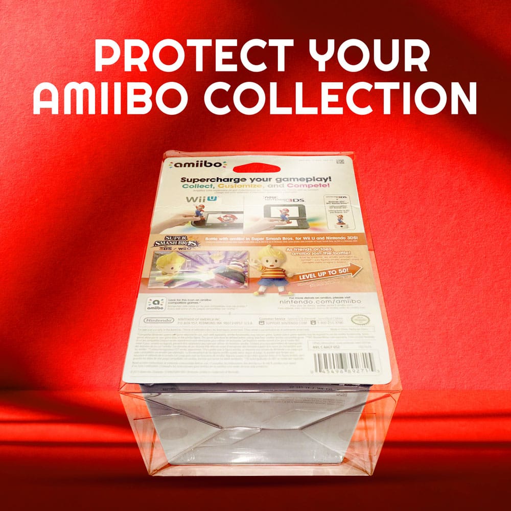 Proteggi Figure Amiibo con Custodie Protettive PET – Confezione da 10 per Figure Standard