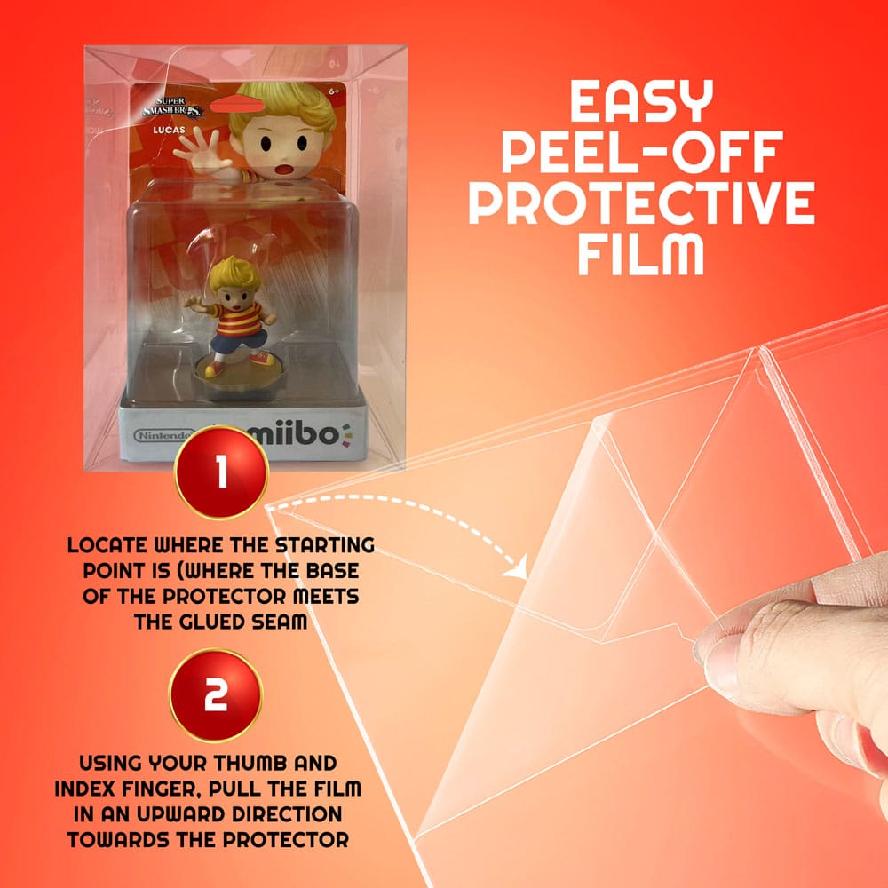 Proteggi Figure Amiibo con Custodie Protettive PET – Confezione da 10 per Figure Standard