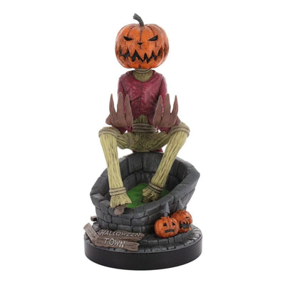 The Nightmare Before Christmas Jack Pumpkin Cable Guys Supporto per Controller e Telefono 21 cm - Exquisite Gaming