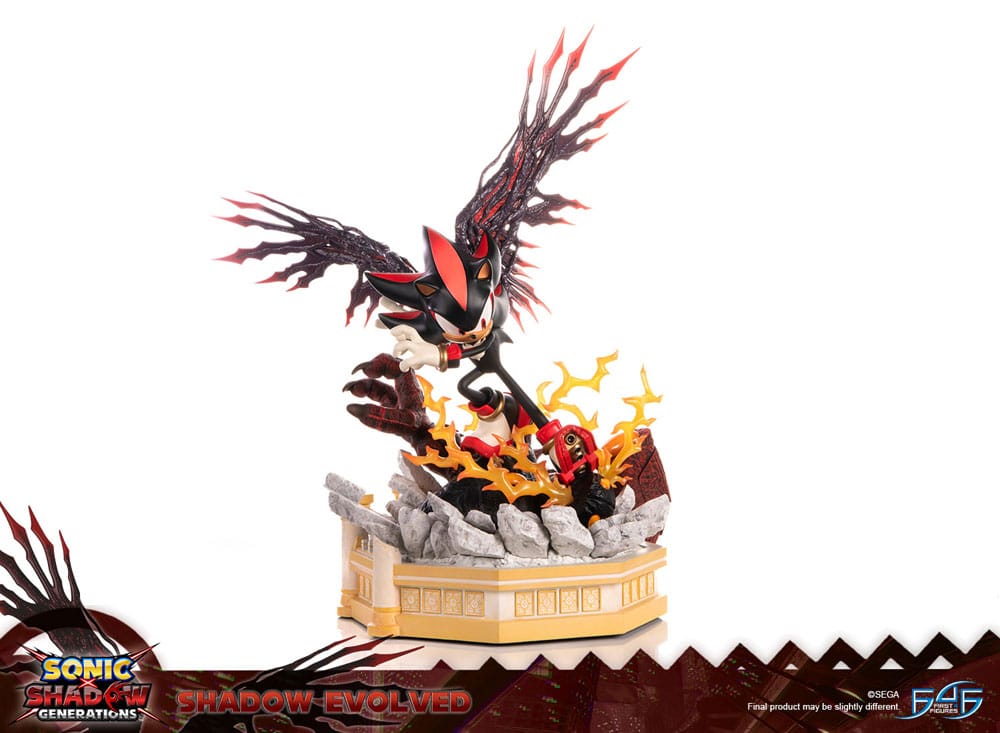 Statua Shadow Evolved Sonic X Shadow Generations 58 cm First 4 Figures