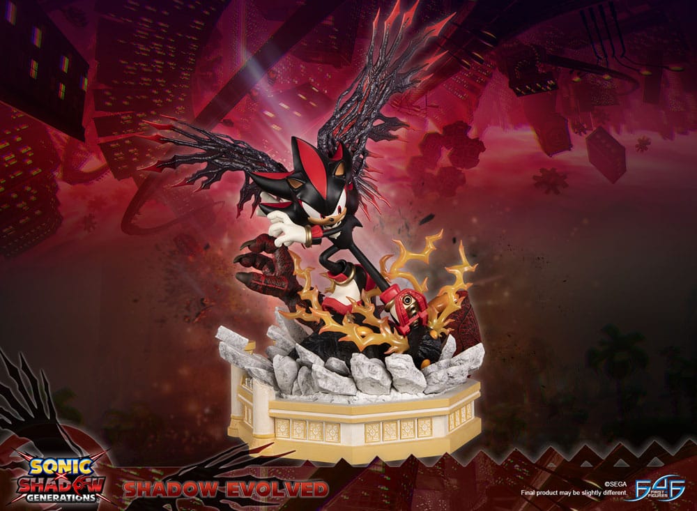 Statua Shadow Evolved Sonic X Shadow Generations 58 cm First 4 Figures