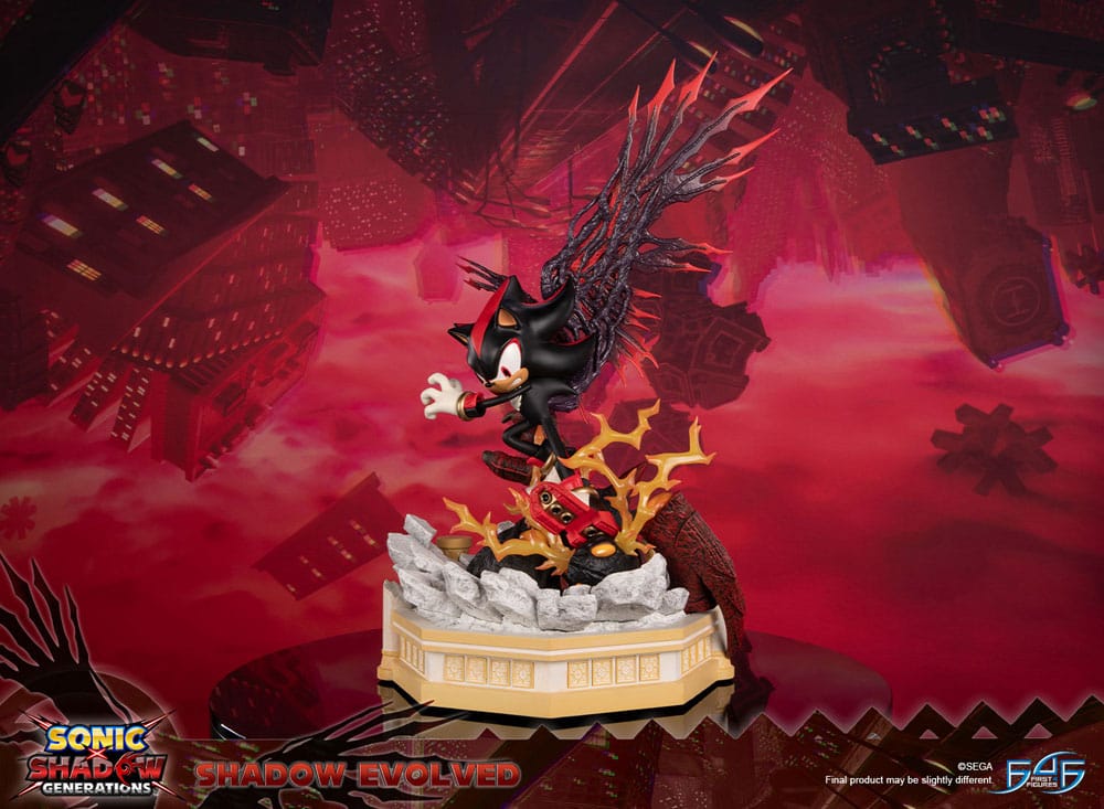 Statua Shadow Evolved Sonic X Shadow Generations 58 cm First 4 Figures