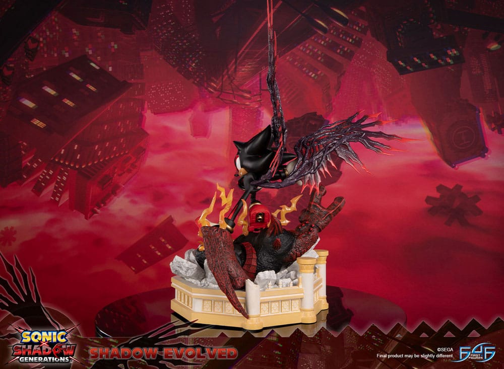 Statua Shadow Evolved Sonic X Shadow Generations 58 cm First 4 Figures