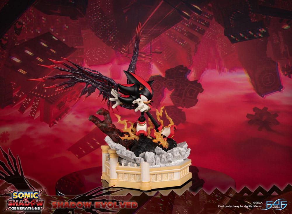 Statua Shadow Evolved Sonic X Shadow Generations 58 cm First 4 Figures